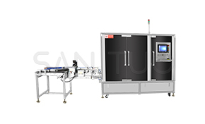 立式高速直線燈檢貼標機