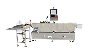 直線式小圓瓶燈檢貼標一體機