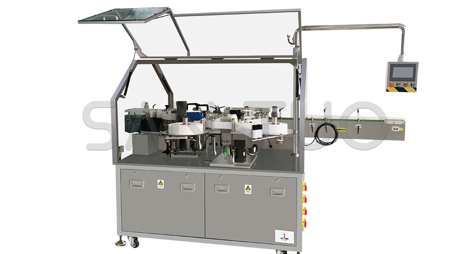 回轉(zhuǎn)式圓瓶貼標(biāo)機(jī)