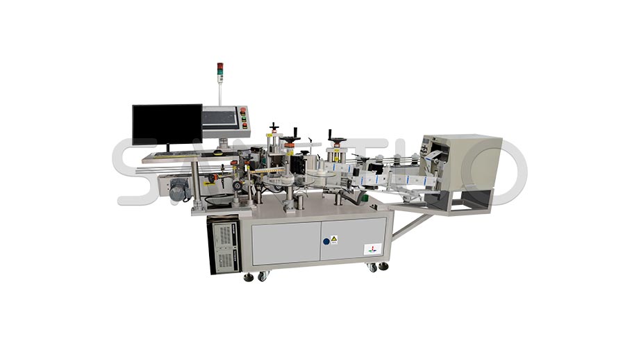 透析液瓶貼標機