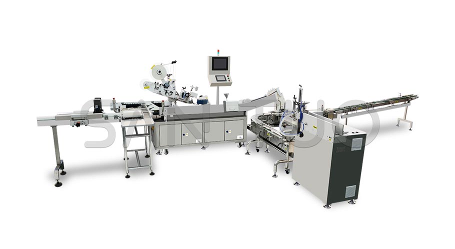 立轉(zhuǎn)臥式圓瓶貼標(biāo)自動分托系統(tǒng)