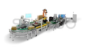 口服液裝箱碼垛生產線