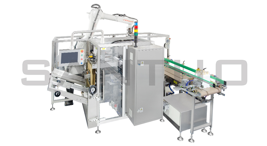 全自動裝箱封箱碼垛生產(chǎn)線