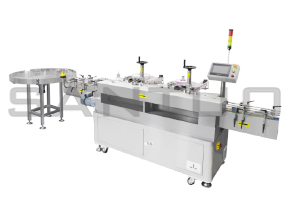 雙頭不間斷高速圓瓶貼標機
