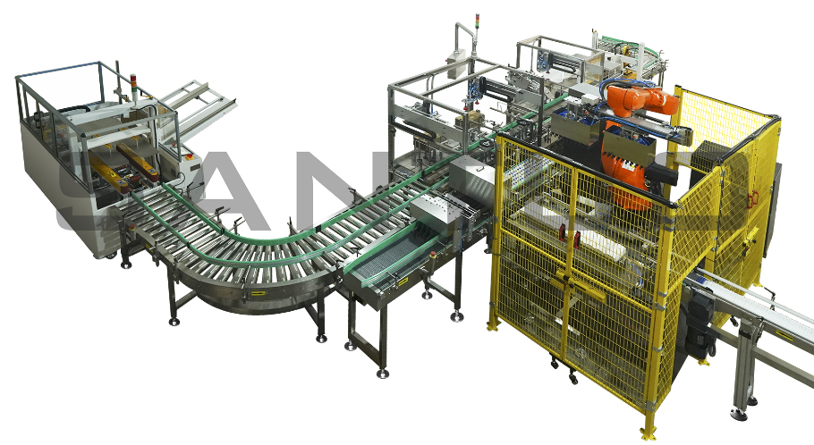 自動裝箱包裝線