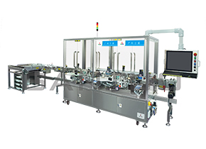 雙頭不間斷高速直線貼標機